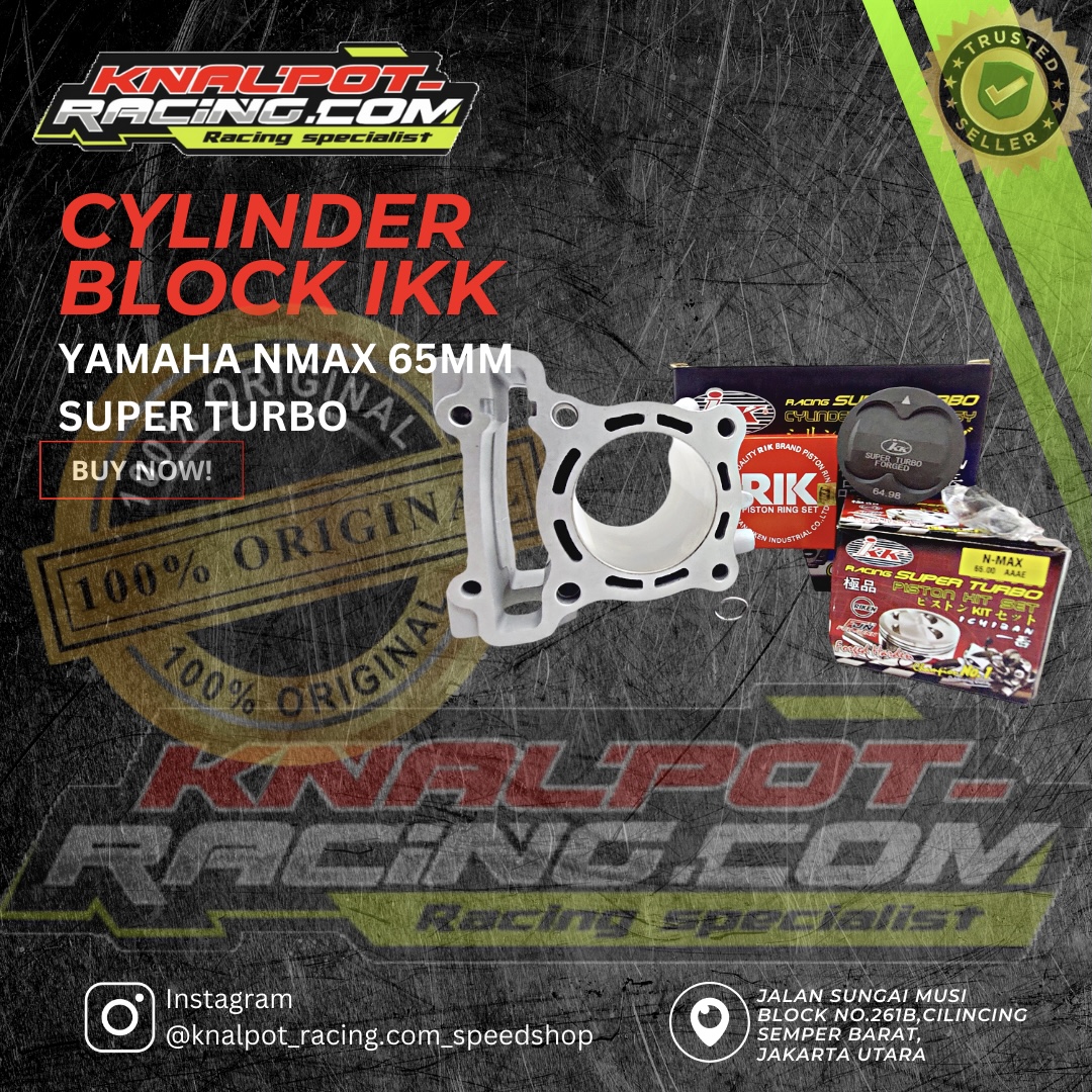 CYLINDER BLOCK BLOK IKK YAMAHA NMAX 65MM SUPER TURBO